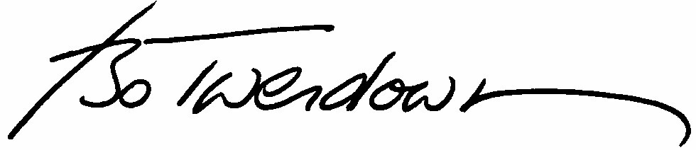 Bo's signature