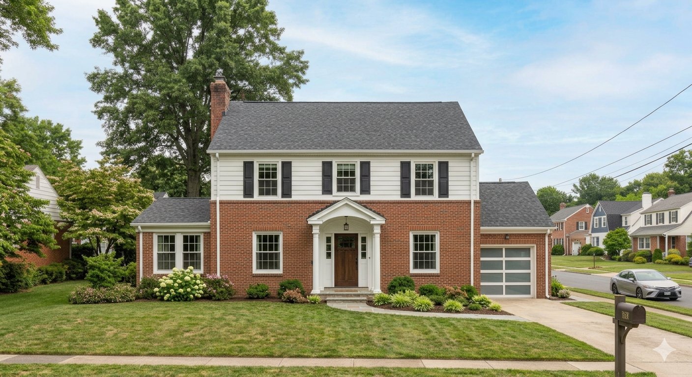 Colonial style house